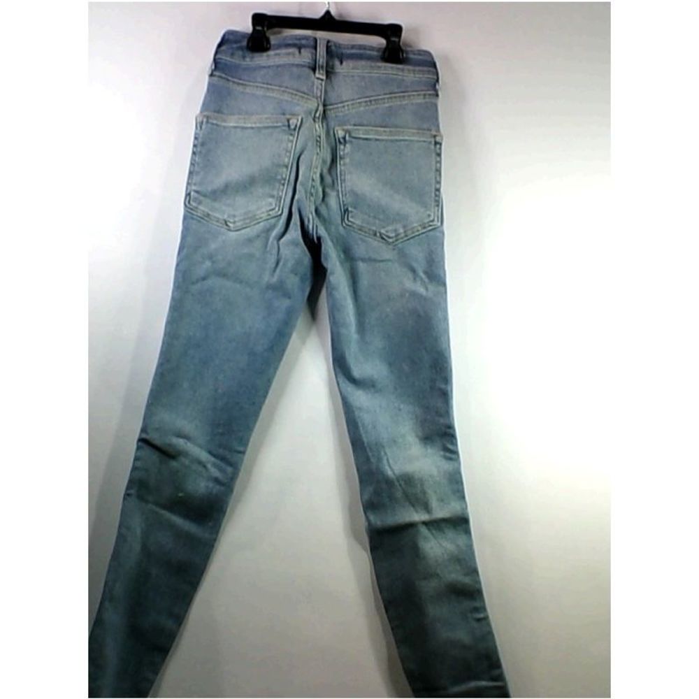 Free People Girls PN8W Skinny Zipper Jeans, Blue, Size XX-Large - Picture 3 of 5